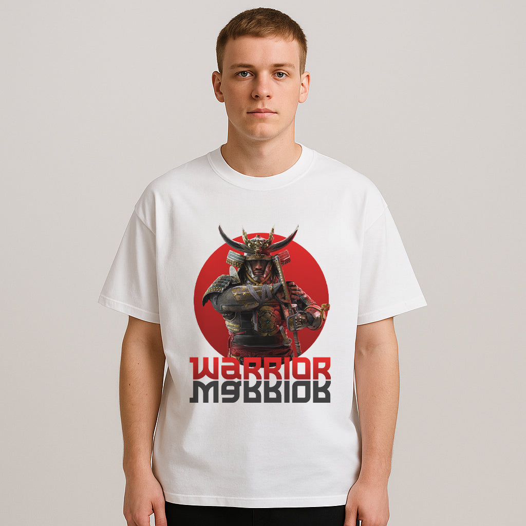 Samurai Warrior Graphic Printed T-shirt for Men