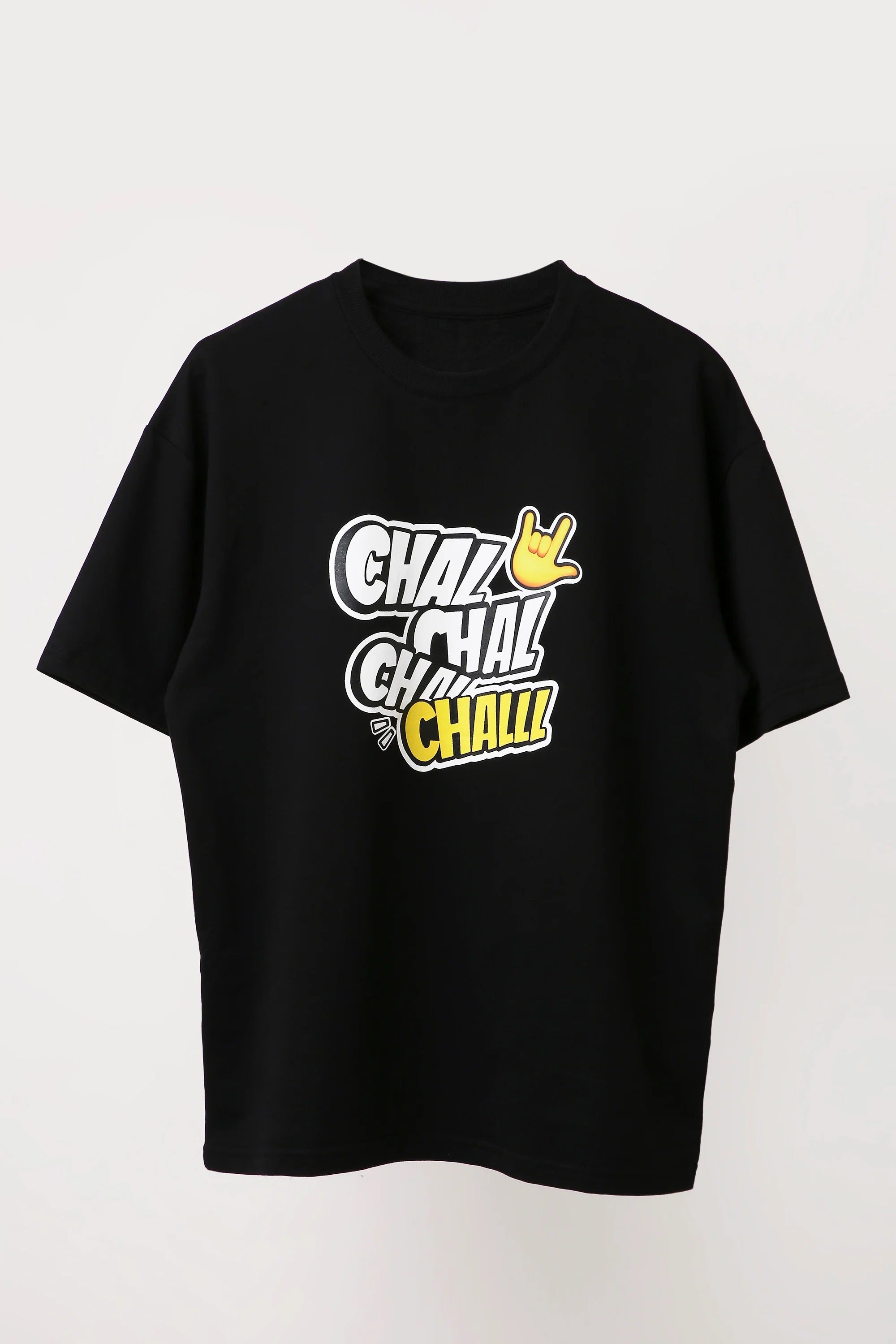 CHAL CHAL CHALLL BLUE T SHIRT