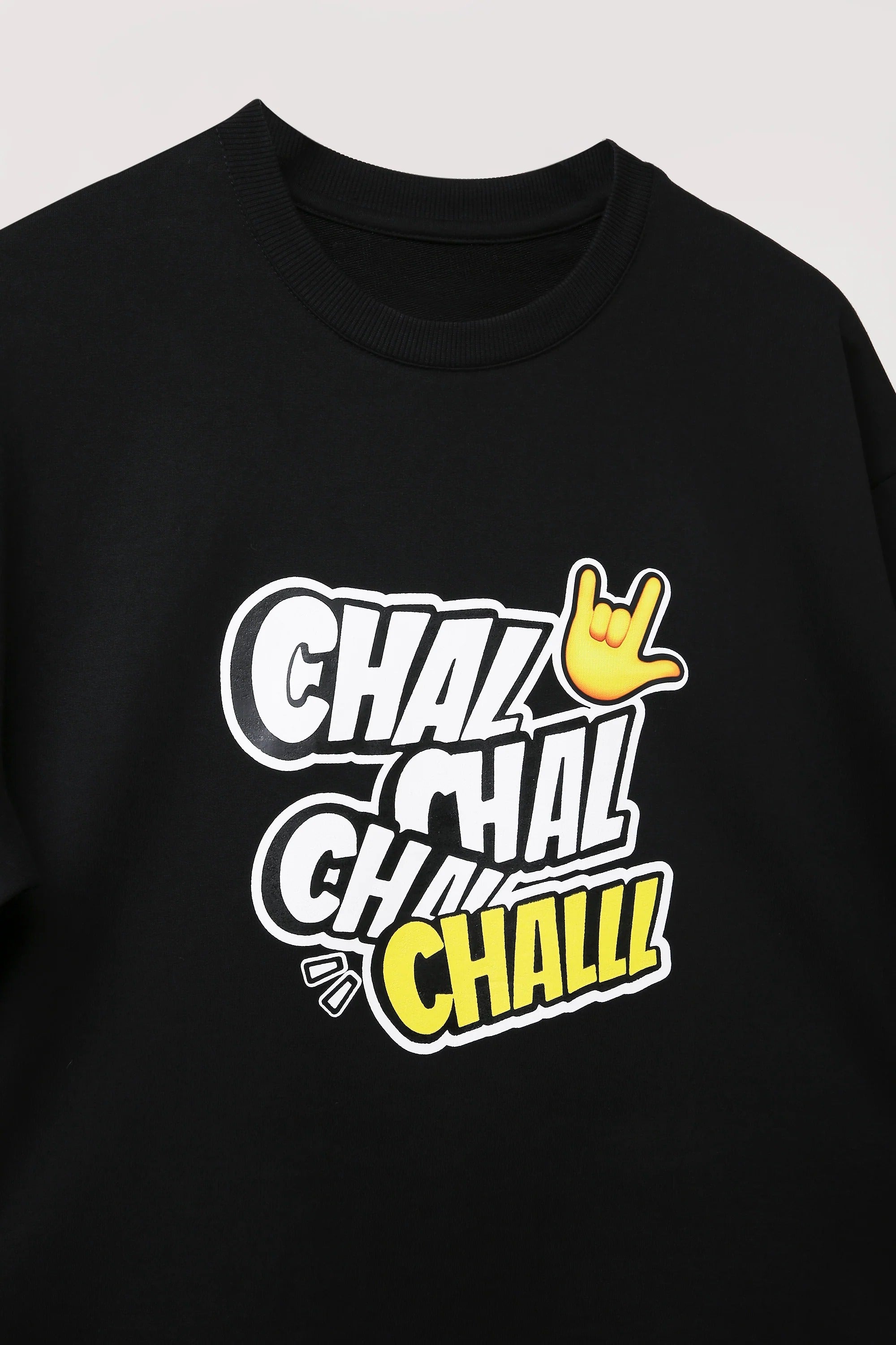 CHAL CHAL CHALLL BLUE T SHIRT
