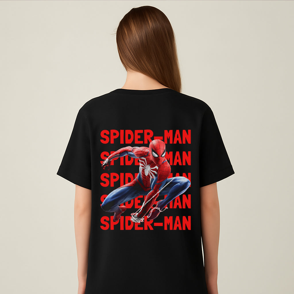 Spiderman Graphic Printed T-shirt for Women