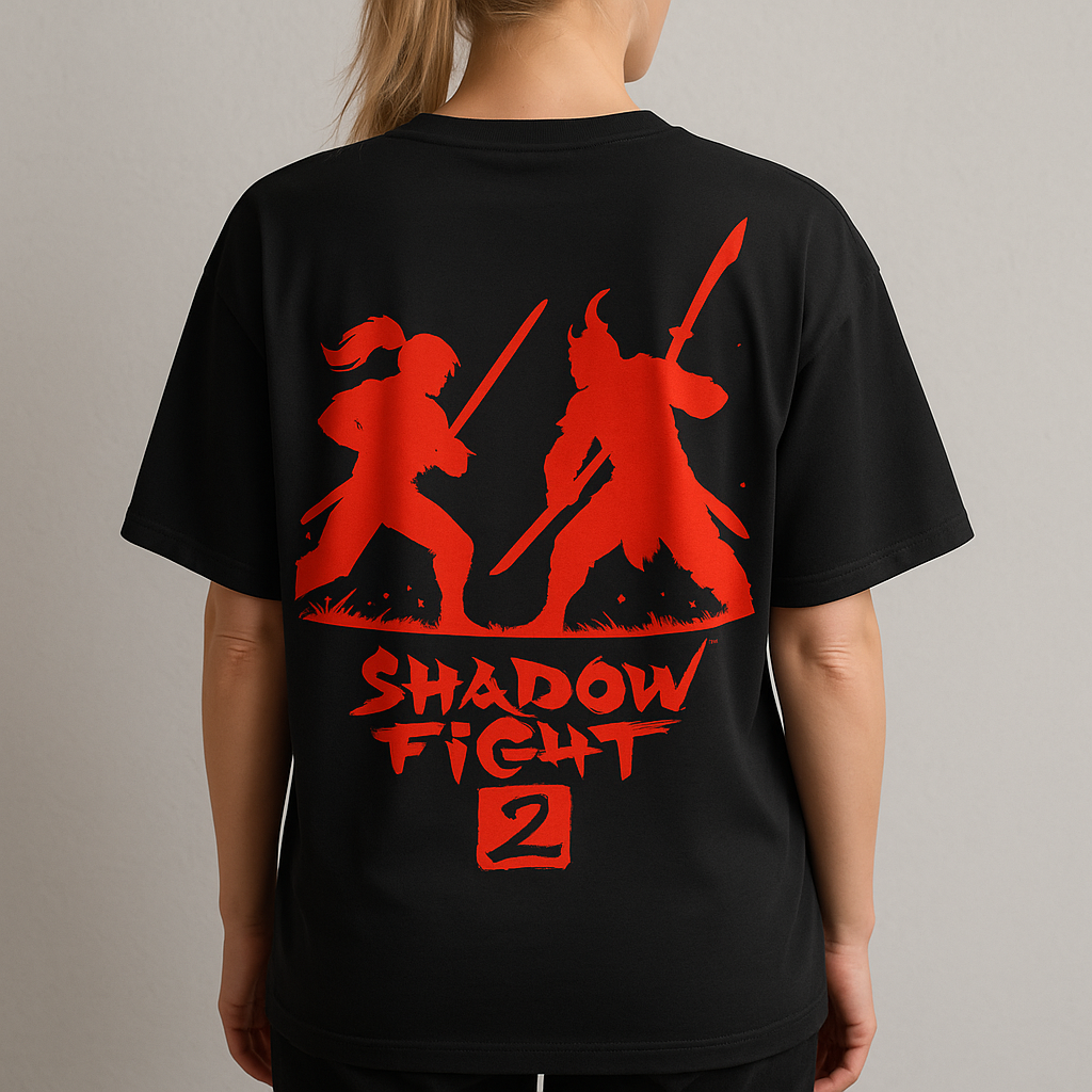 Shadow Fight Graphic Printed T-shirt for Women