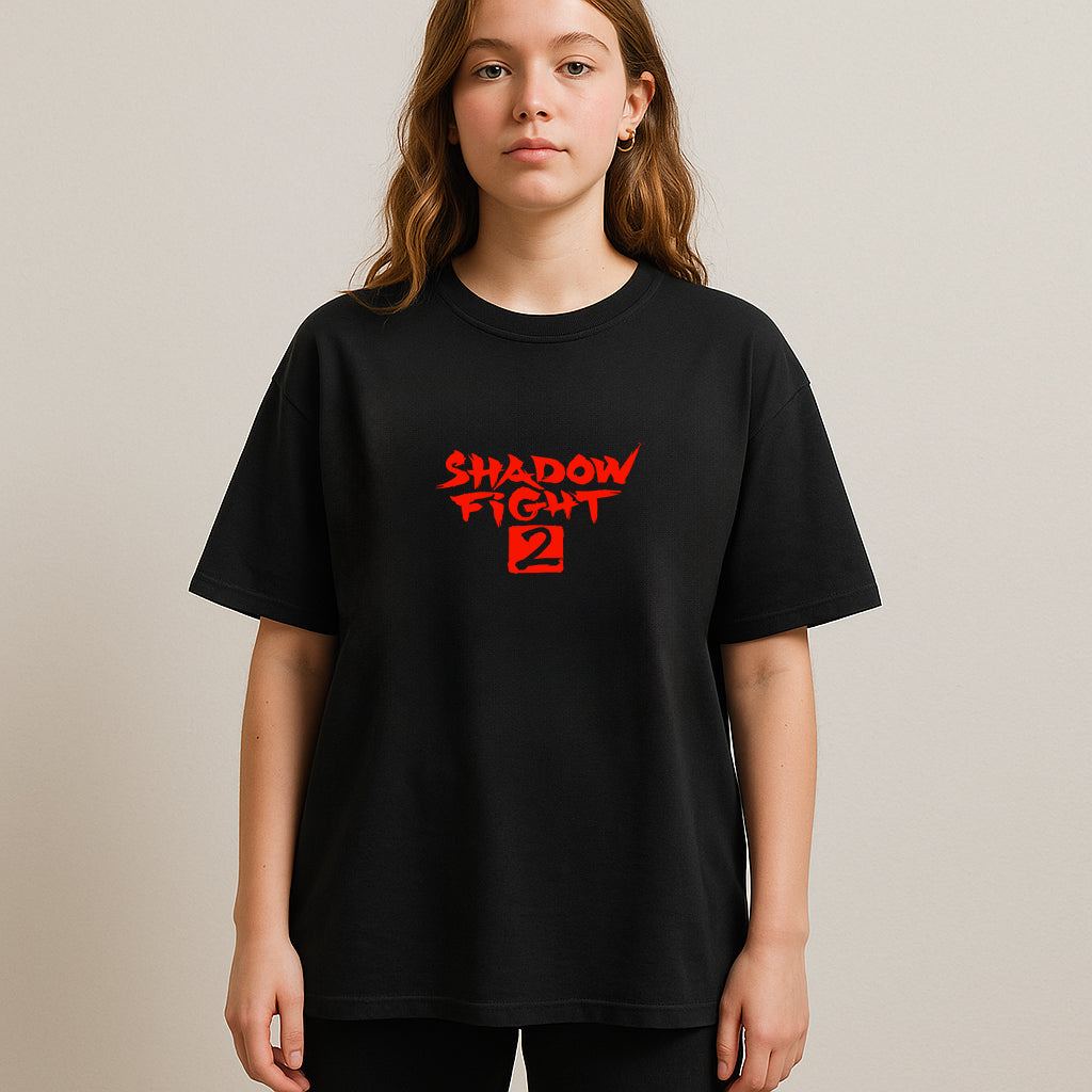 Shadow Fight Graphic Printed T-shirt for Women
