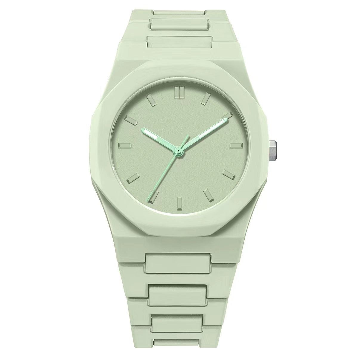 Foreign Trade New Men's Watch Creative High-End Barrel-Shaped Arabic Business Quartz Men's Watch Wholesale