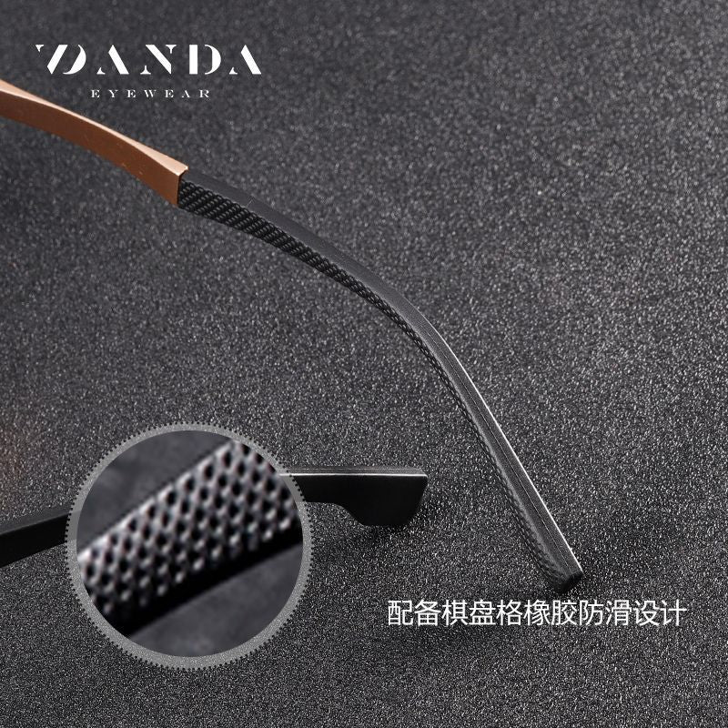 New Polarized Sunglasses S15101 Fashionable Men's Double Bridge Street Style Sunglasses Outdoor Driving Sunglasses