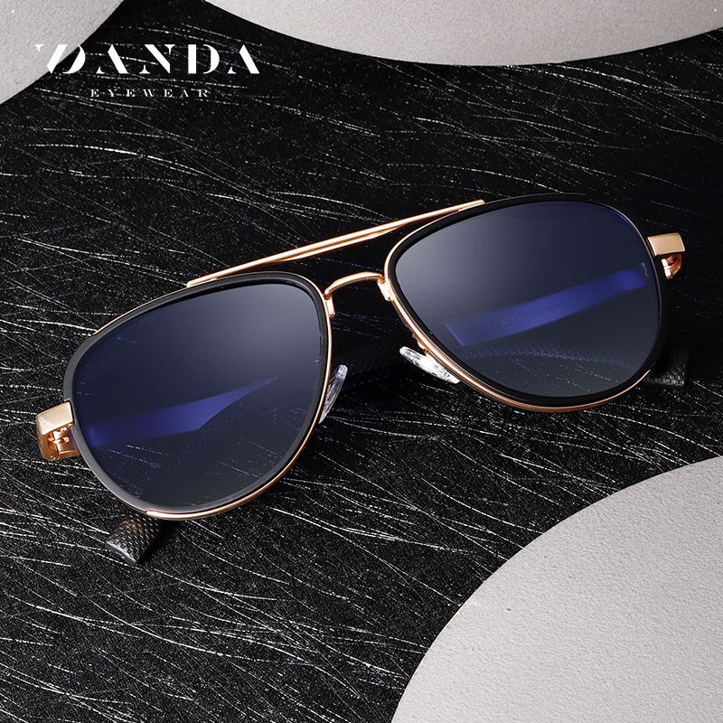 New Polarized Sunglasses S15101 Fashionable Men's Double Bridge Street Style Sunglasses Outdoor Driving Sunglasses