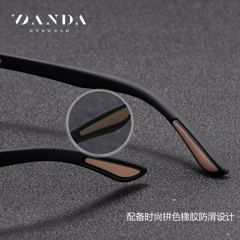 Fashion classic double beam sunglasses S15111 men's outdoor sun protection polarized sunglasses rubber non-slip sunglasses