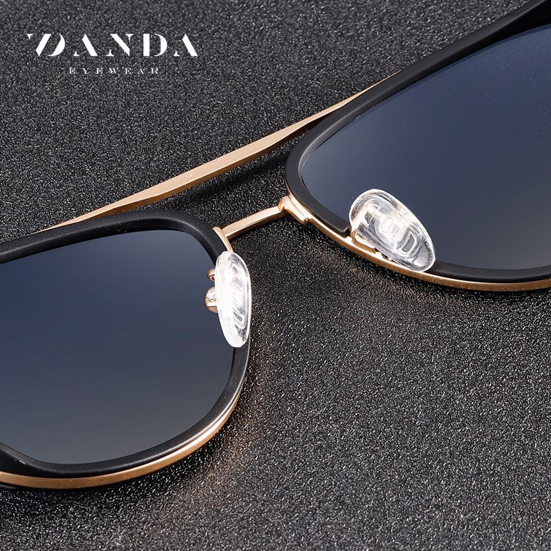 New Polarized Sunglasses S15101 Fashionable Men's Double Bridge Street Style Sunglasses Outdoor Driving Sunglasses