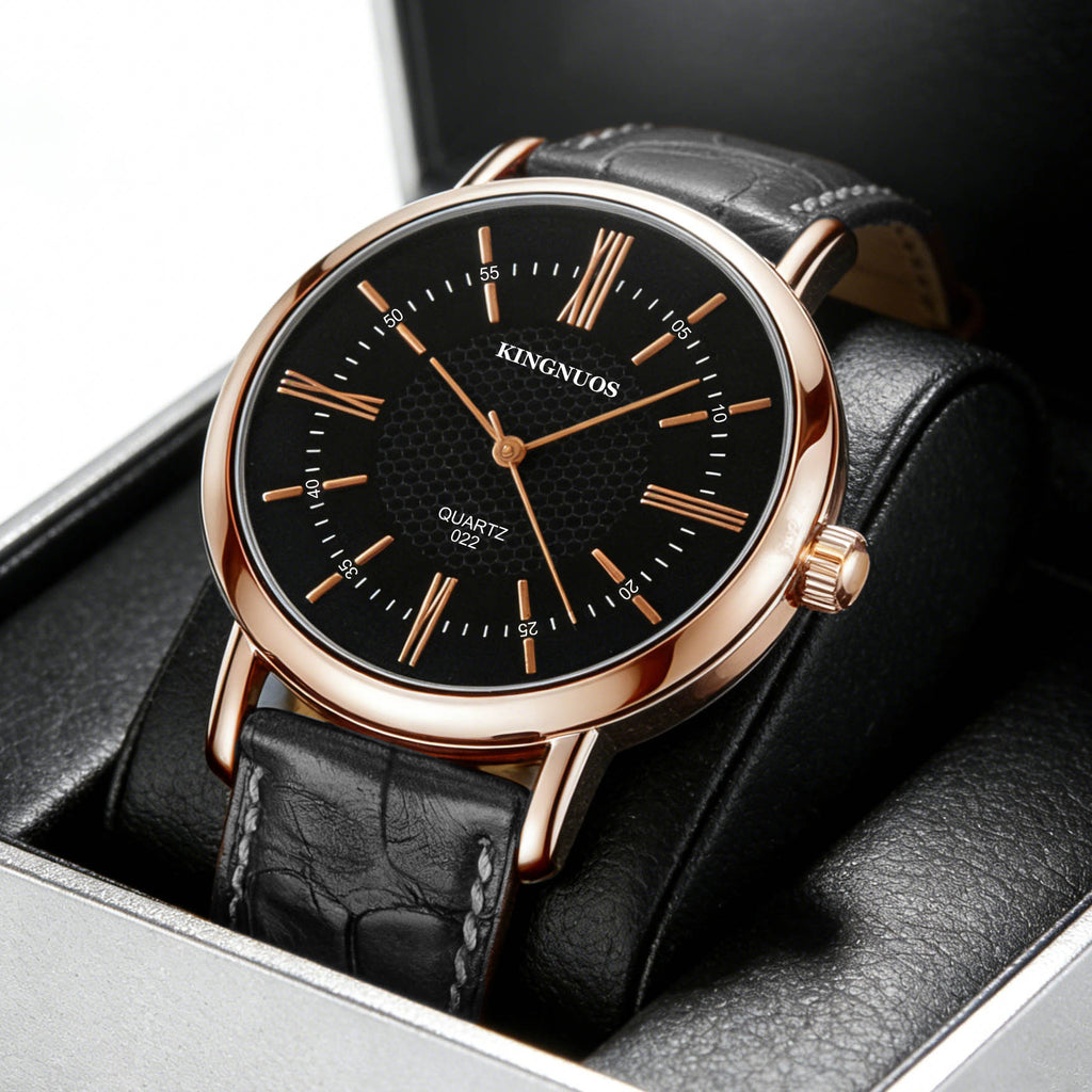 Fashion Rose Gold Roman Digital Belt Watch Men Women Couple Student Belt Watch Factory Outlet