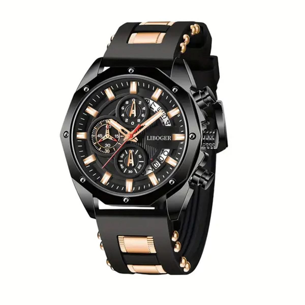 2026 Men’s Luxury Chronograph Watch – Luminous, Waterproof & Timeless