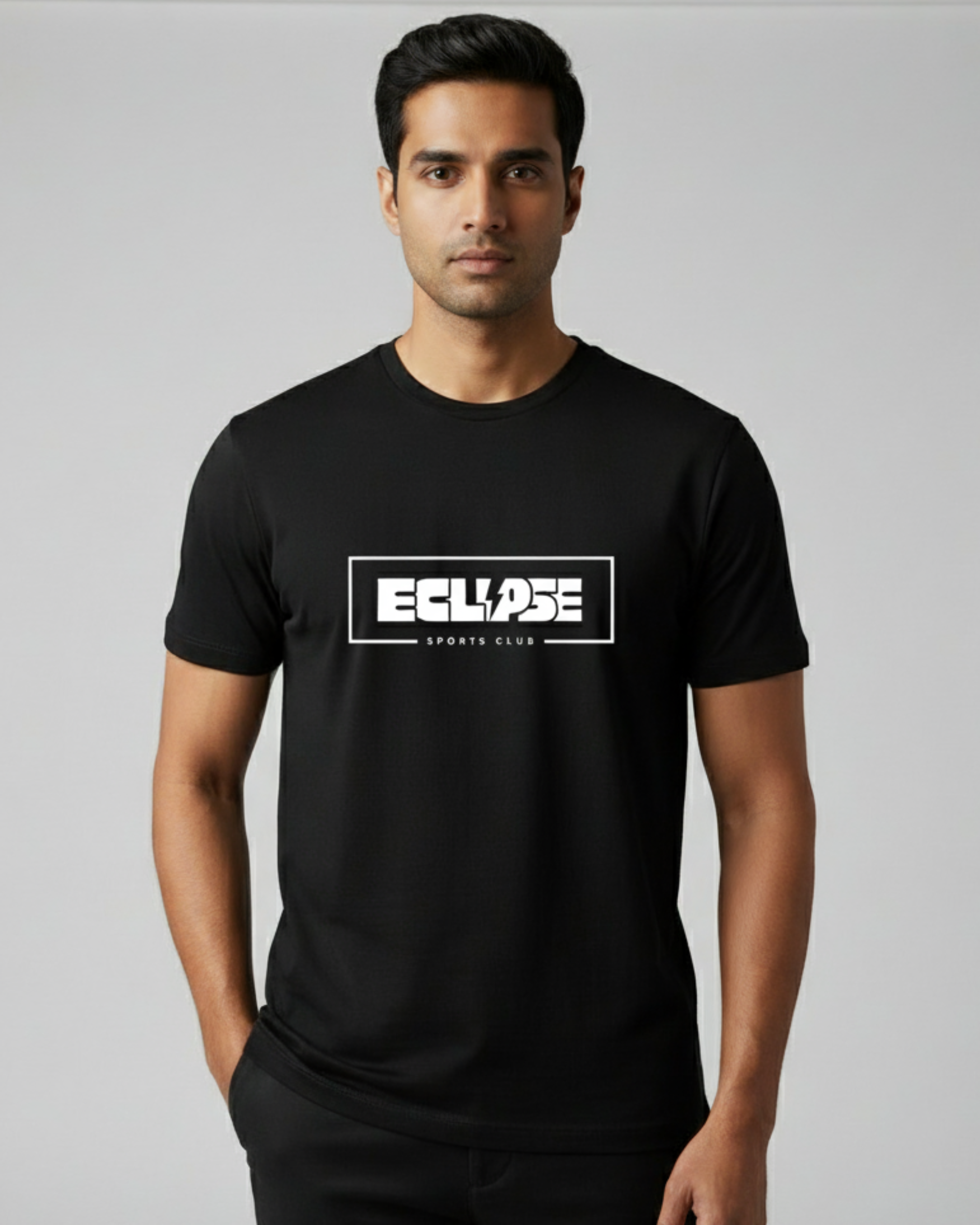Eclipse Men's Black T-shirt