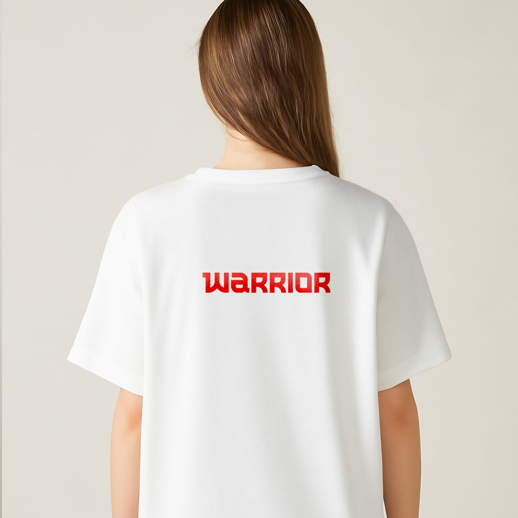 Samurai Warrior Graphic Printed T-shirt for Women