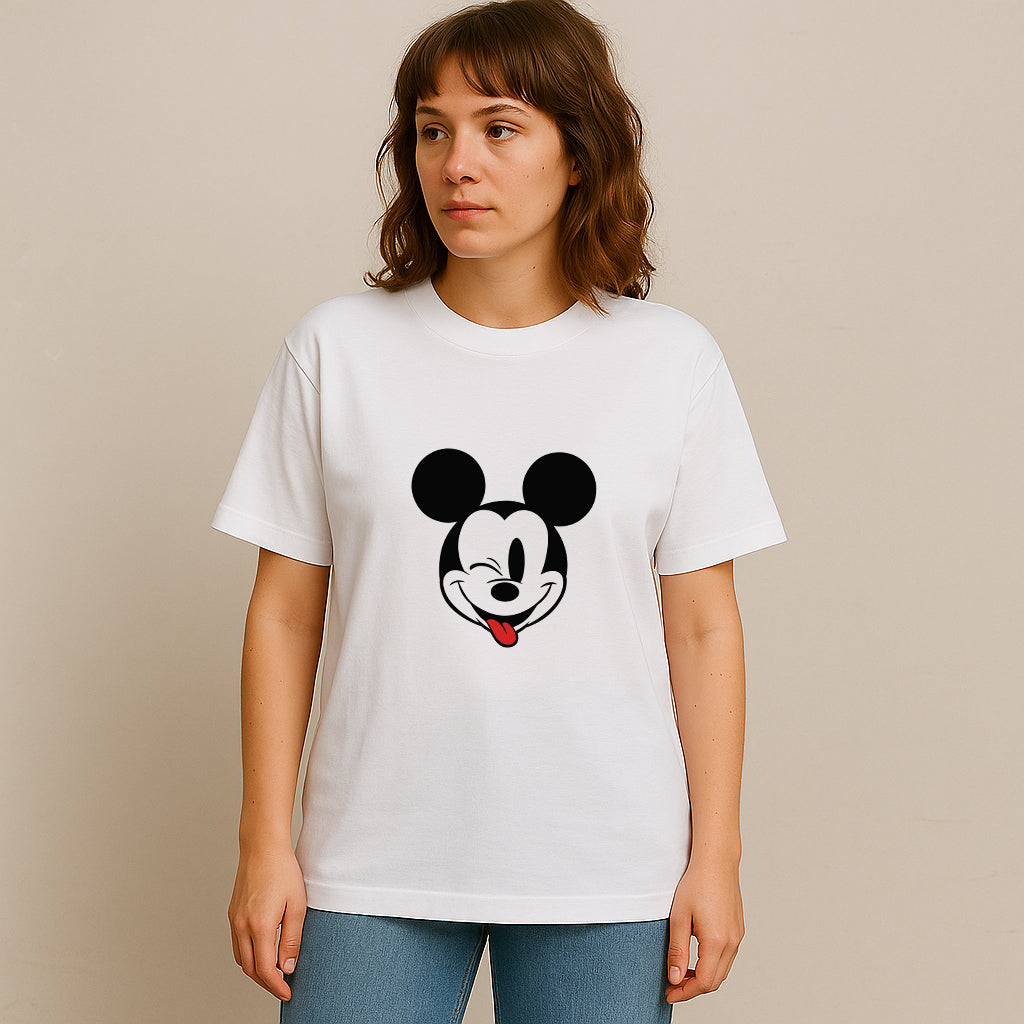 Mickey Mouse Printed T-shirt for Women
