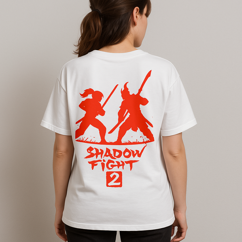 Shadow Fight Graphic Printed T-shirt for Women